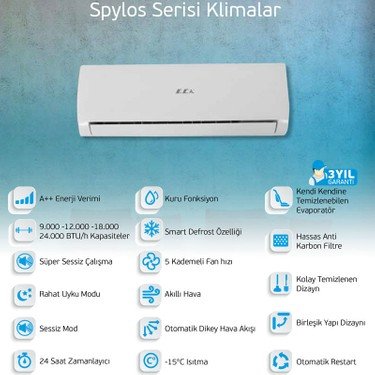 Eca spylos iç ünite özellikleri
